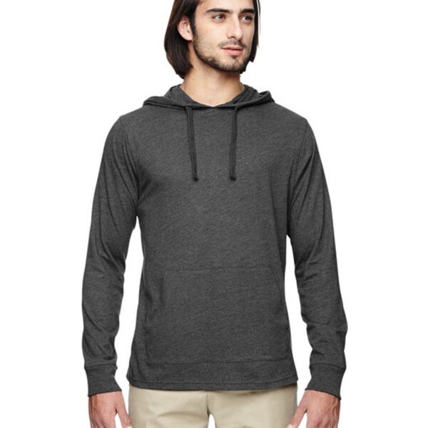 Unisex Eco Blend Long-Sleeve Pullover Hooded T-Shirt Thumbnail