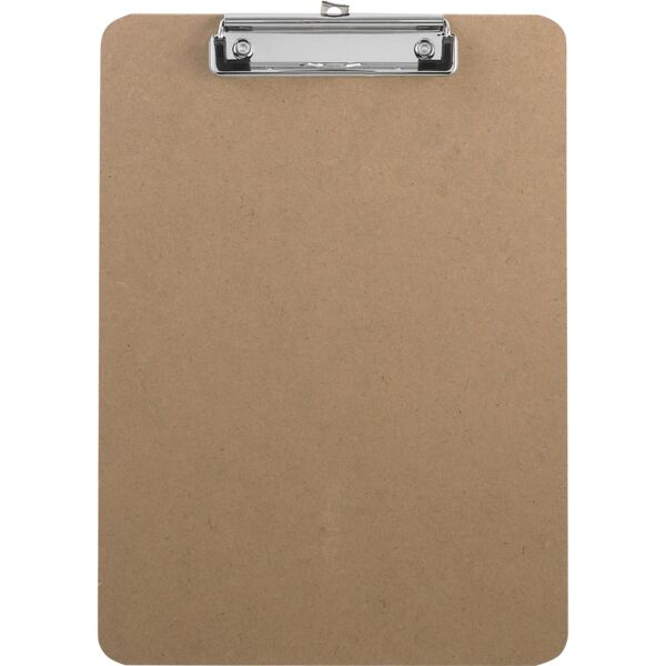 Business Source  Clipboard,w/Flat Clip/Rubber Grips,9"x12-1/2",Brown Thumbnail