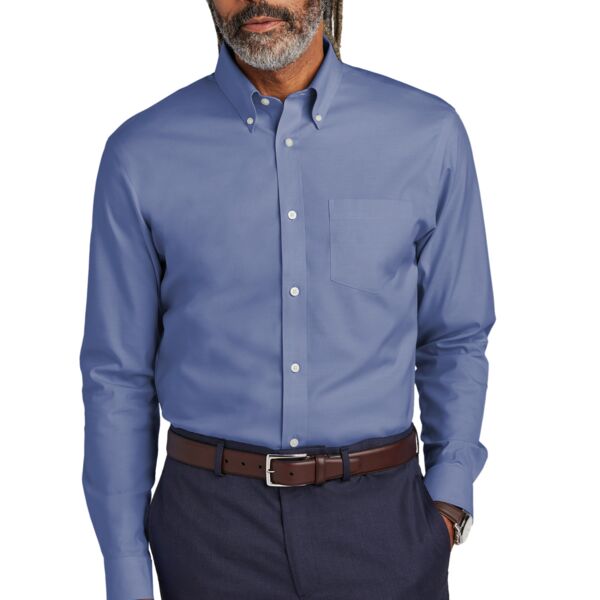 Brooks Brothers Wrinkle Free Stretch Pinpoint Shirt Thumbnail