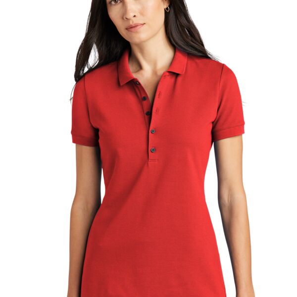 MERCER+METTLE Women's Stretch Heavyweight Pique Polo Thumbnail