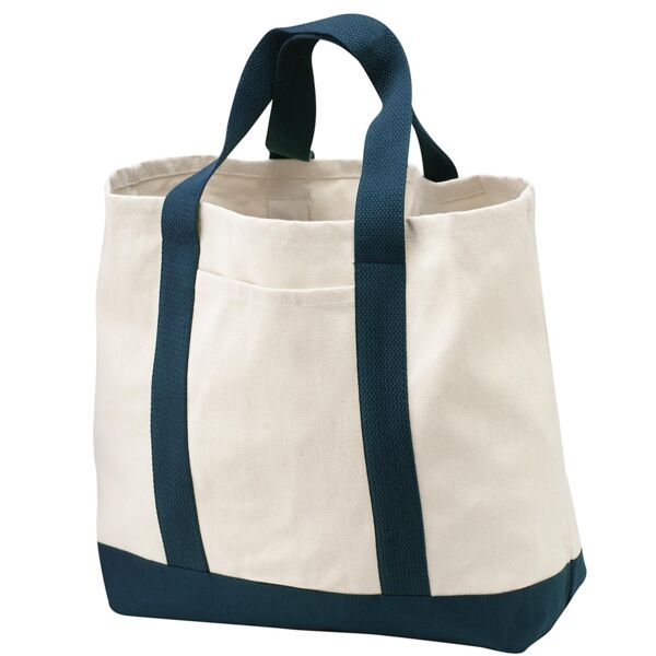 Two Tone Shopping Tote Thumbnail