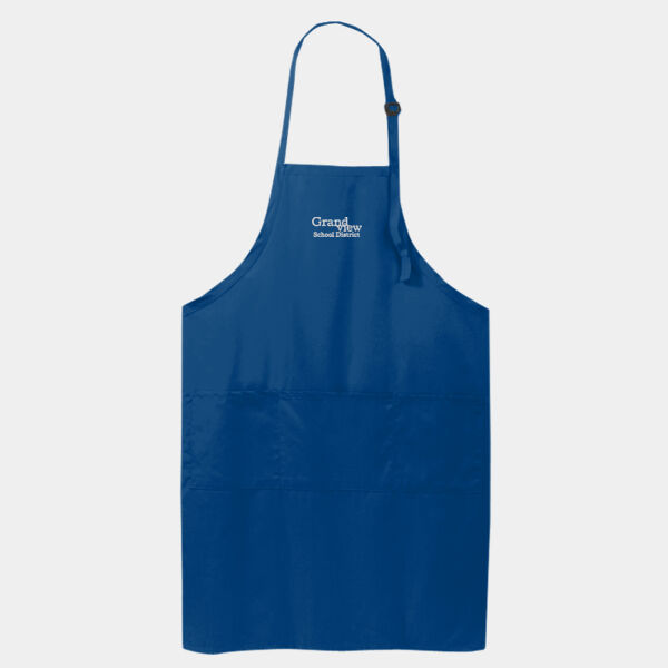Easy Care Extra Long Bib Apron with Stain Release Thumbnail