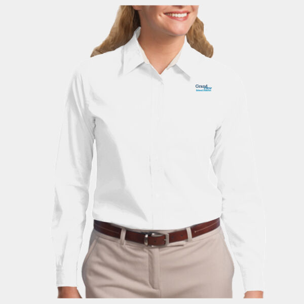 Ladies Long Sleeve Easy Care Shirt Thumbnail