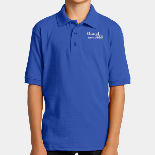 Youth 5.5 Ounce Jersey Knit Polo Thumbnail