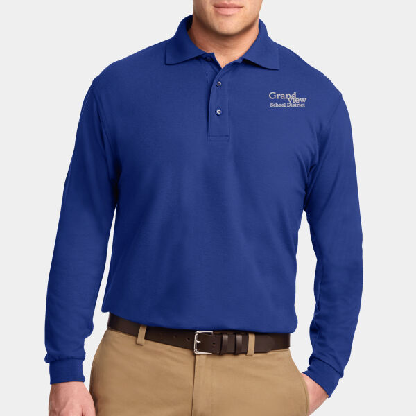 Long Sleeve Silk Touch™ Polo Thumbnail