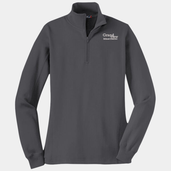 Ladies 1/4 Zip Sweatshirt Thumbnail